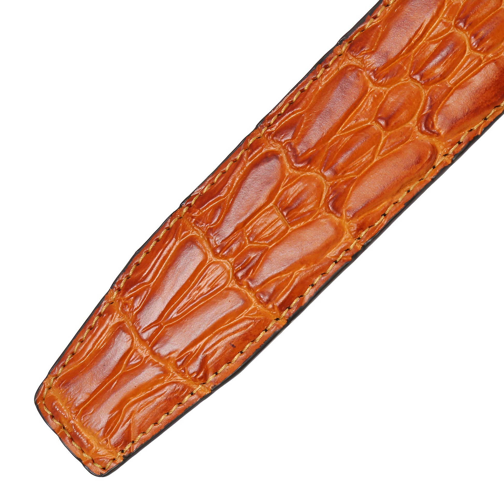 Strap Of Belt 3 5 Cm In Leather Aspect Serpent For Buckles Automatic Model Sailor by Zictor