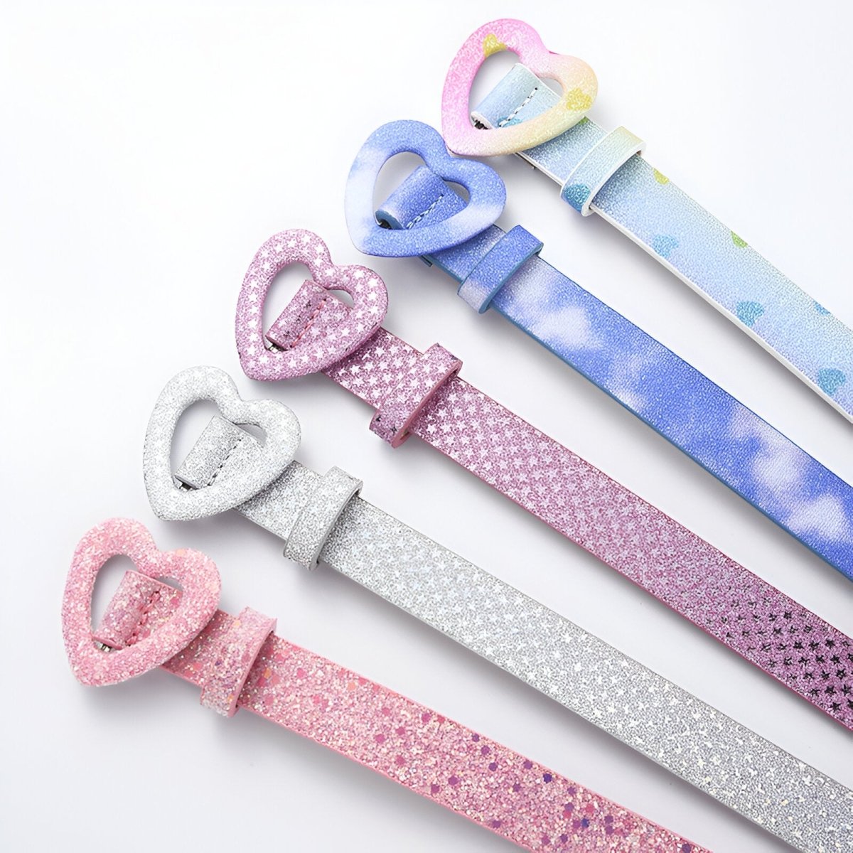 Belt In Simili Vegan Buckle Coeur For Fille Model Cruz by Zictor