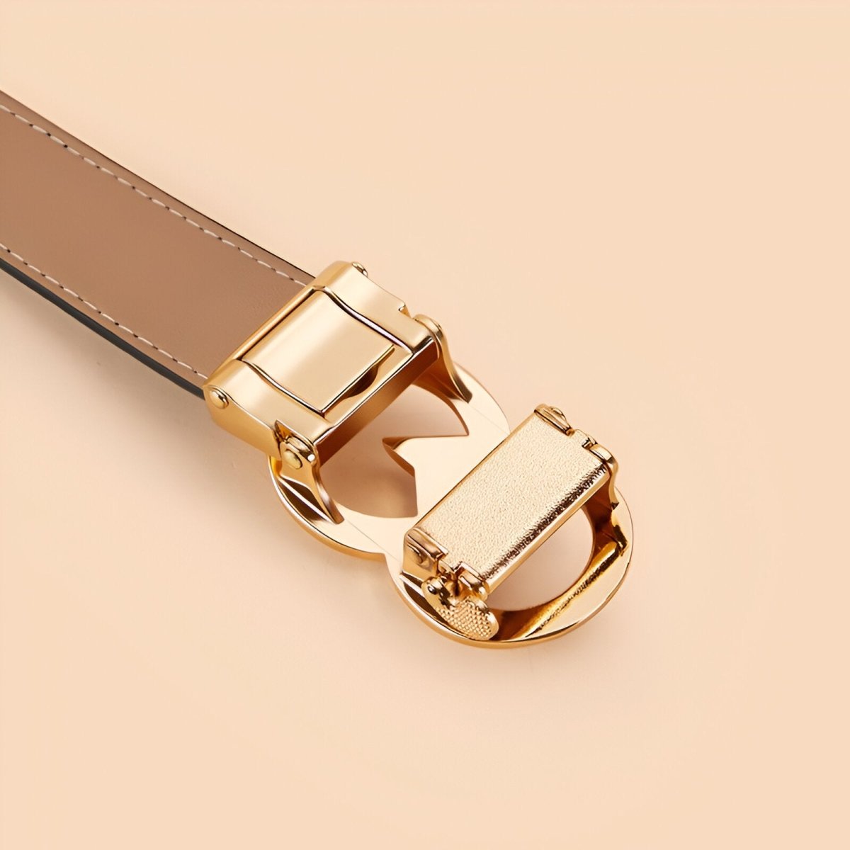 Belt In Leather With Buckle Infini And Strass Model Tegan by Zictor