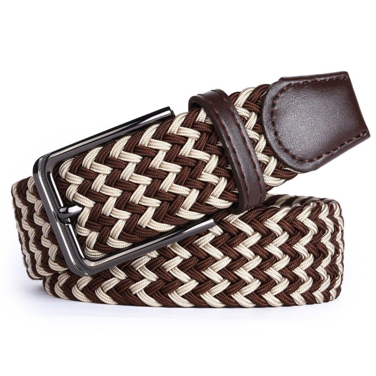 Belt braided elastic for men, model Ellerey - Zictor