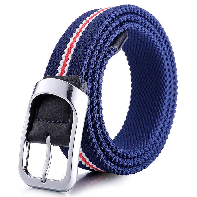 Belt braided elastic for men, model Ilay - Zictor