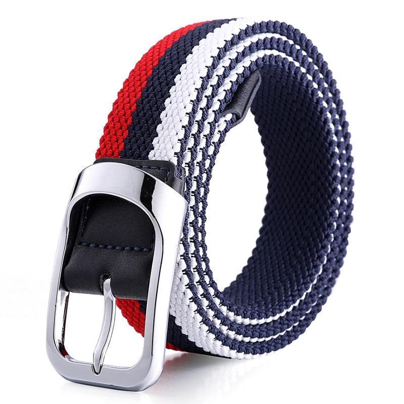 Belt braided elastic for men, model Ilay - Zictor
