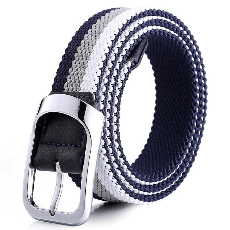 Belt braided elastic for men, model Ilay - Zictor