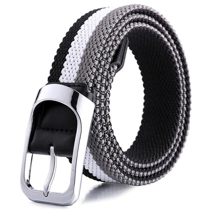 Belt braided elastic for men, model Ilay - Zictor