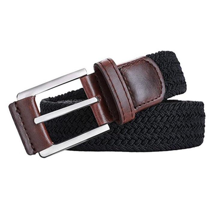 Belt braided elastic for men, model Marleiy - Zictor