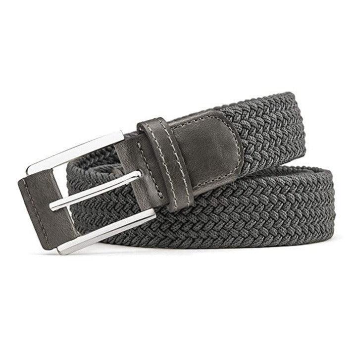 Belt braided elastic for men, model Marleiy - Zictor