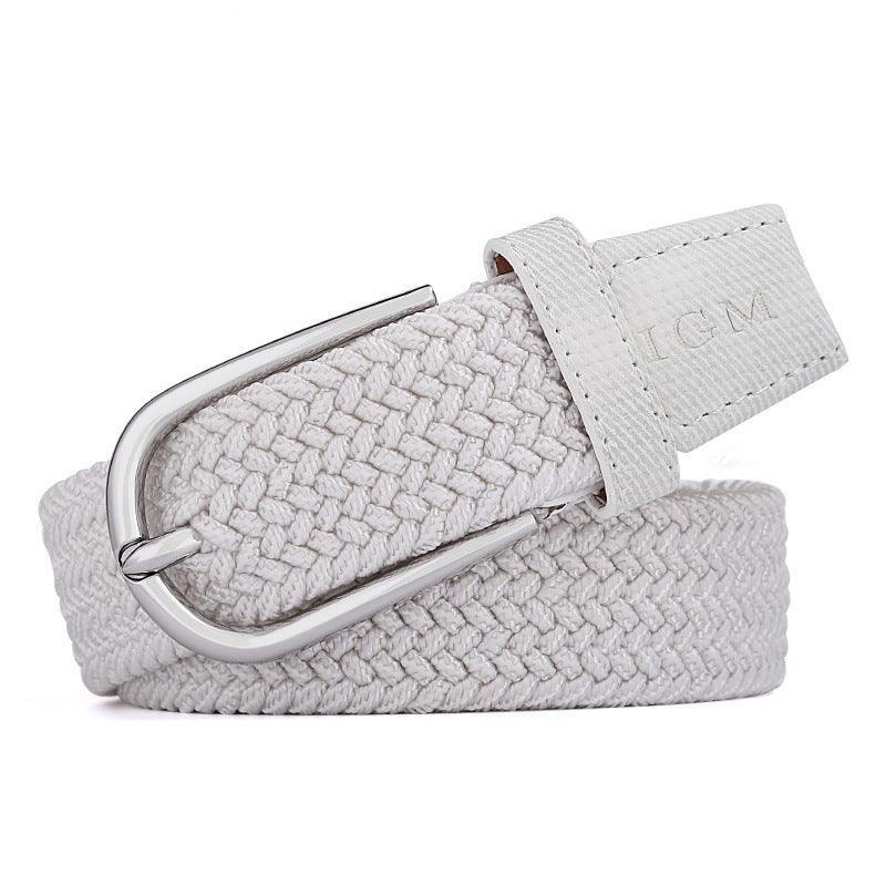 Belt braided elastic for women, model Gael - Zictor