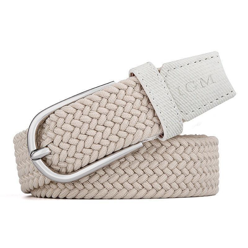 Belt braided elastic for women, model Gael - Zictor