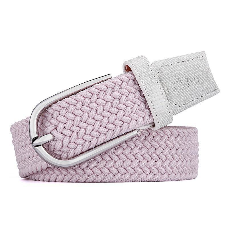 Belt braided elastic for women, model Gael - Zictor