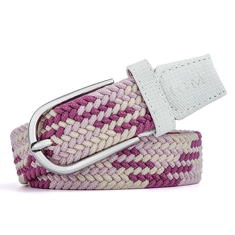 Belt braided elastic for women, model MKendrixAndie - Zictor