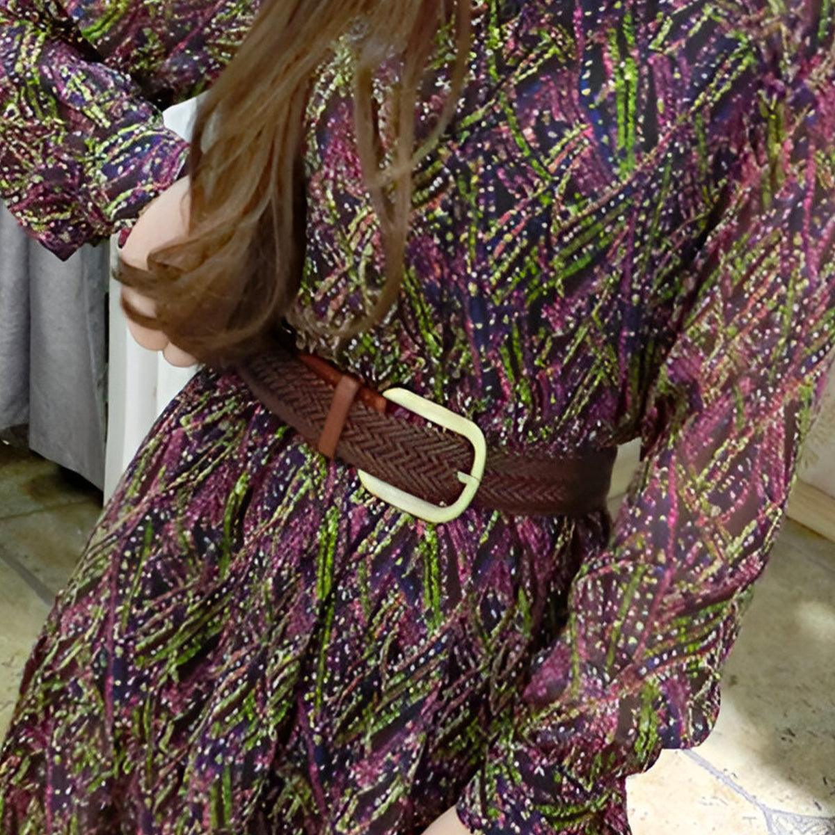 Belt In Leather Buckle Golden Model Aoi by Zictor
