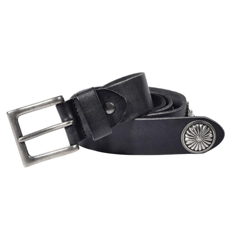 Belt For Men Buckle Silver Model Jorden by Zictor