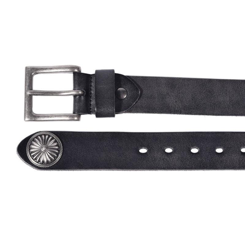 Belt For Men Buckle Silver Model Jorden by Zictor