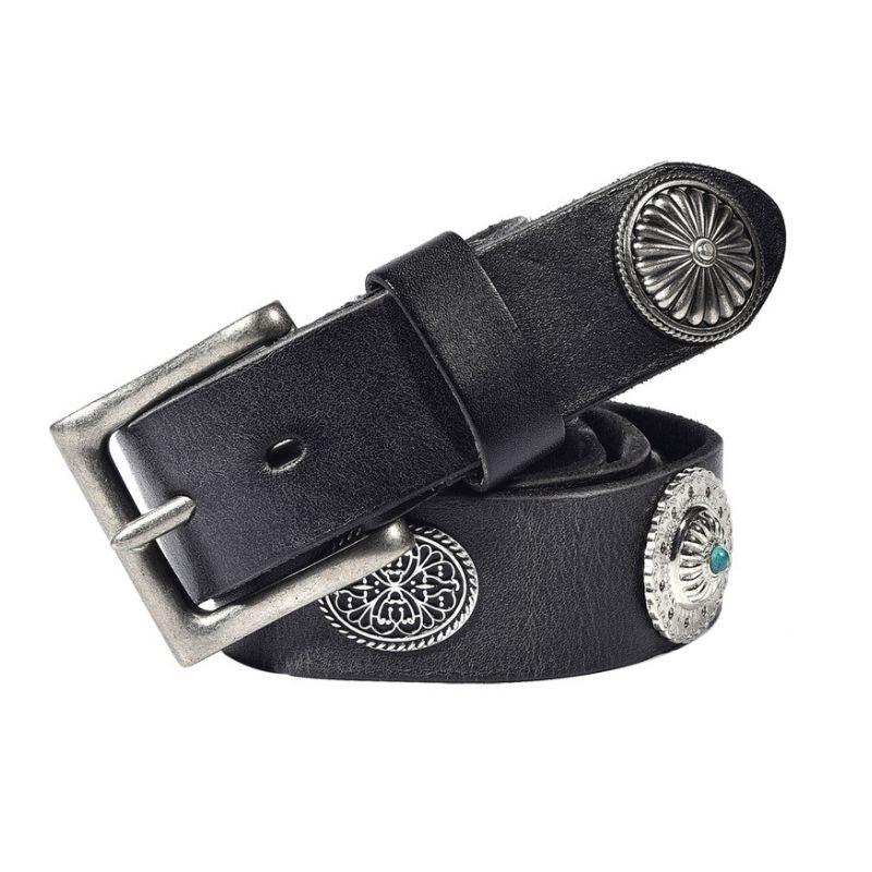 Belt For Men Buckle Silver Model Jorden by Zictor