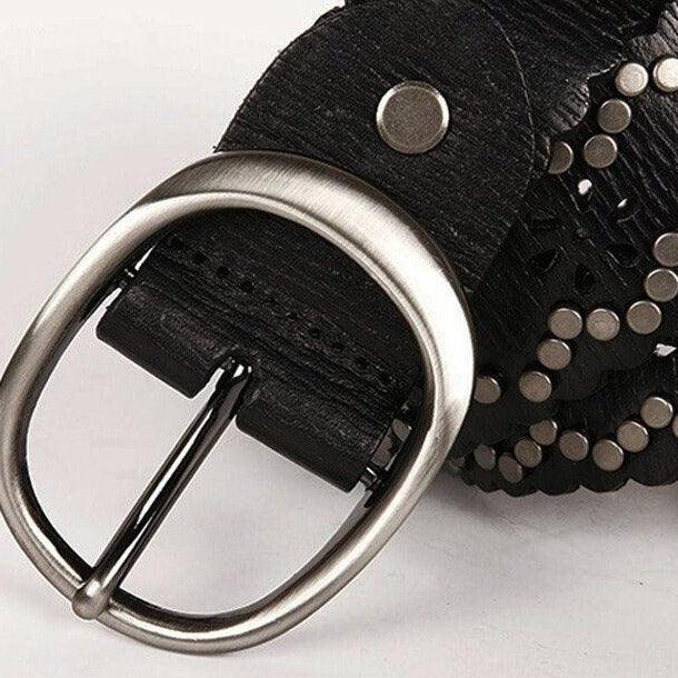 Belt TO Rivets For Women Model Louu by Zictor