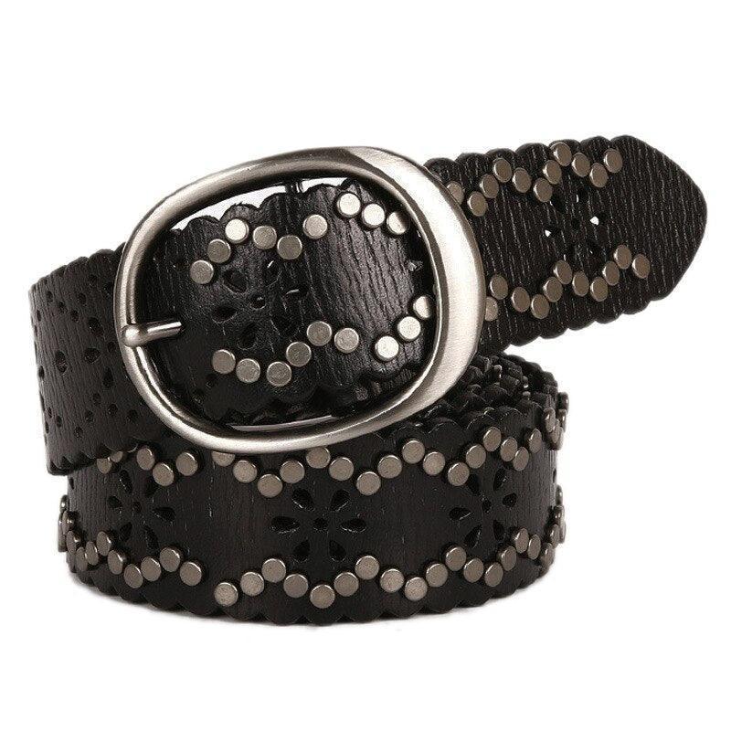 Belt TO Rivets For Women Model Louu by Zictor