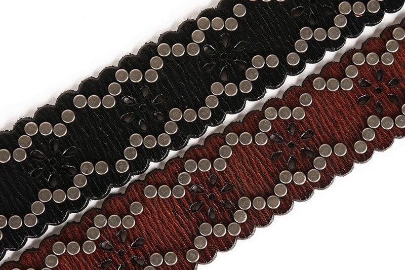 Belt TO Rivets For Women Model Louu by Zictor