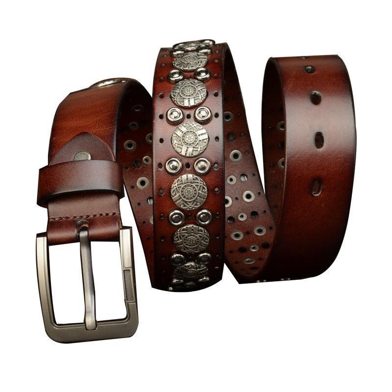Belt CAydentée for Women ou Men, model Elishaalty - Zictor