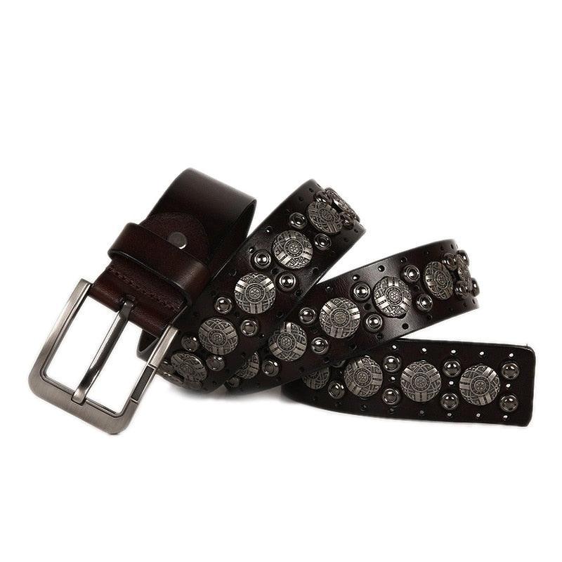 Belt CAydentée for Women ou Men, model Elishaalty - Zictor