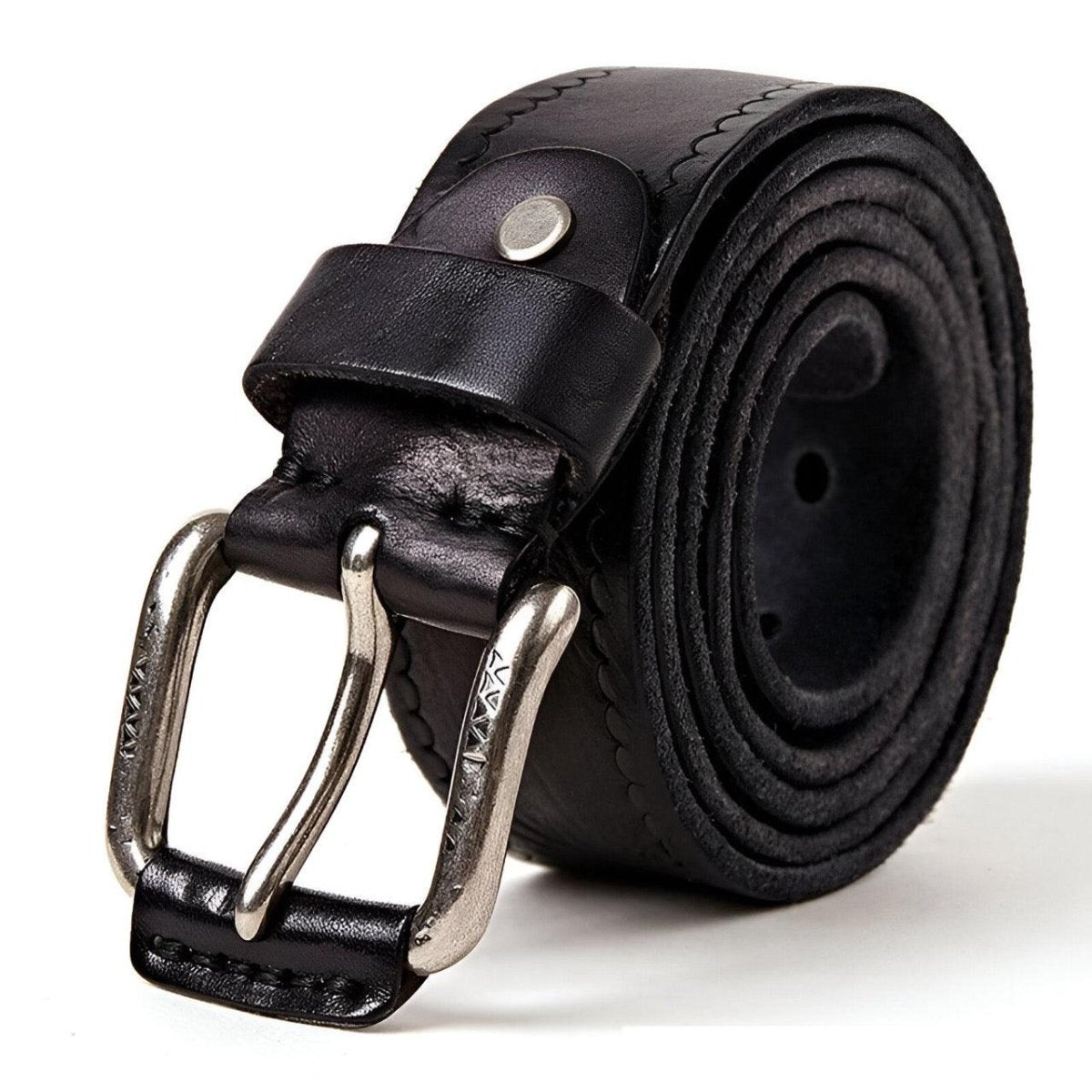 Belt Casual in leather for men, model Coreey - Zictor