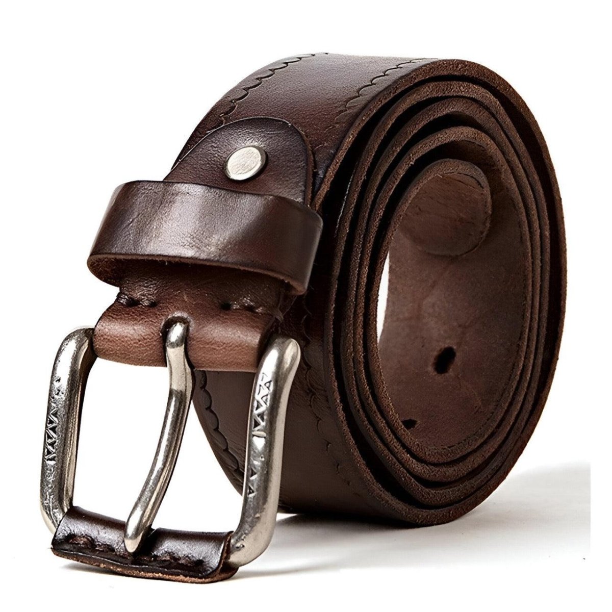 Belt Casual in leather for men, model Coreey - Zictor