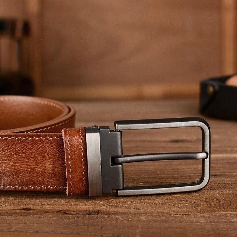 Belt In Leather For Men Model Devlin by Zictor