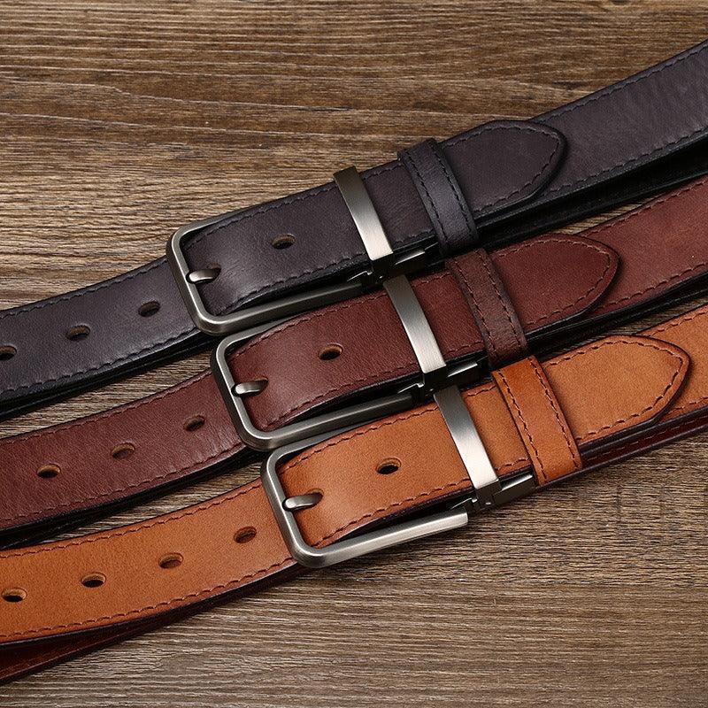 Belt In Leather For Men Model Devlin by Zictor