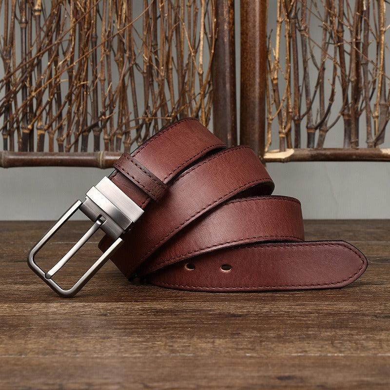 Belt In Leather For Men Model Devlin by Zictor