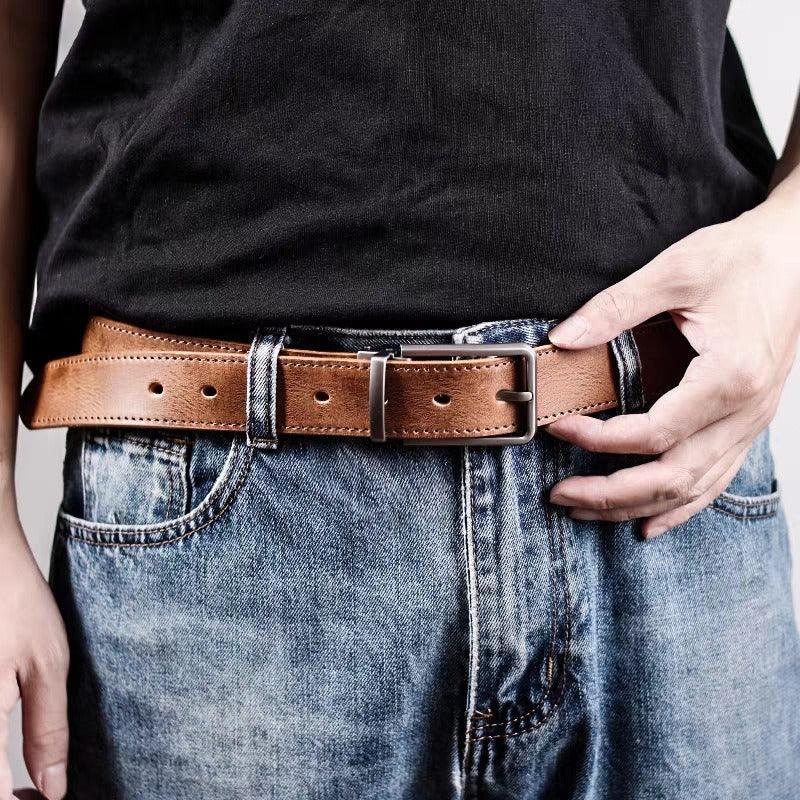 Belt In Leather For Men Model Devlin by Zictor