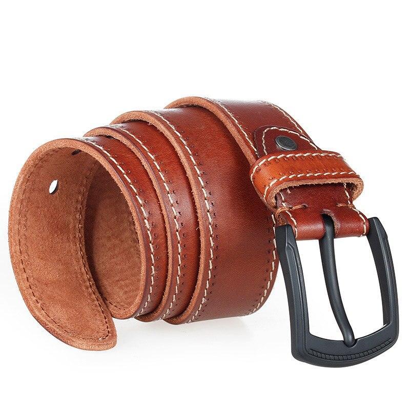 Belt Casual in leather for men, model Dylan - Zictor
