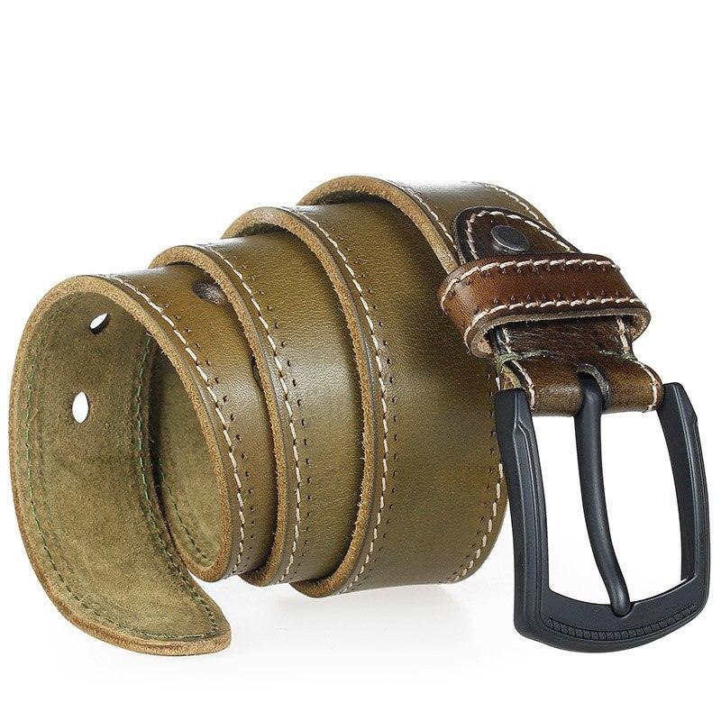 Belt Casual in leather for men, model Dylan - Zictor