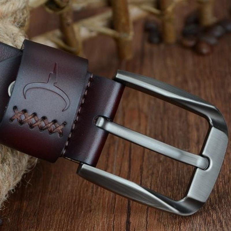 Belt Casual In Leather For Men Model Haden by Zictor