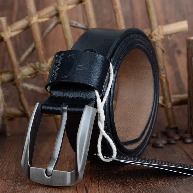 Belt Casual in leather for men, model Haden - Zictor