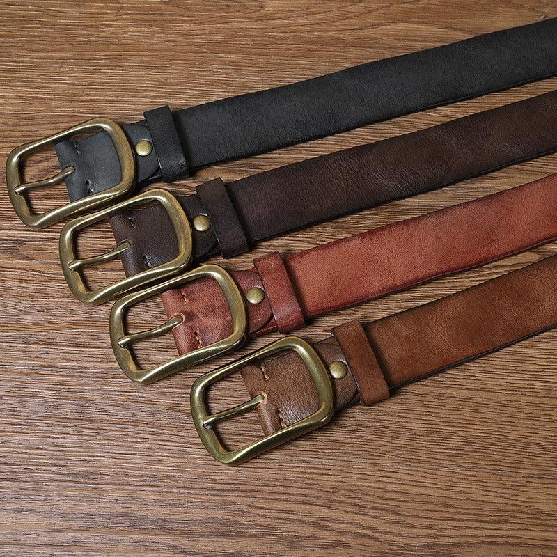 Belt In Leather For Men Model Imani by Zictor