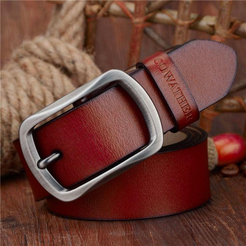 Belt Casual in leather for men, model Ireland - Zictor