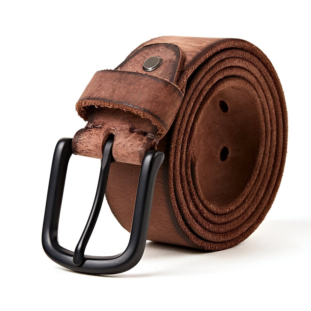 Belt Casual in leather for men, model Kacei - Zictor
