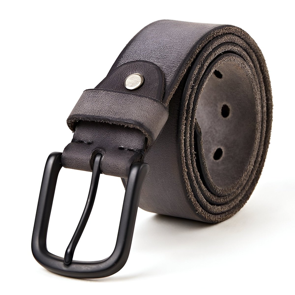 Belt Casual in leather for men, model Kacei - Zictor