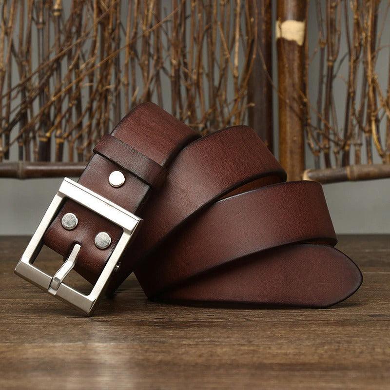 Belt In Leather For Men Model Kyree by Zictor