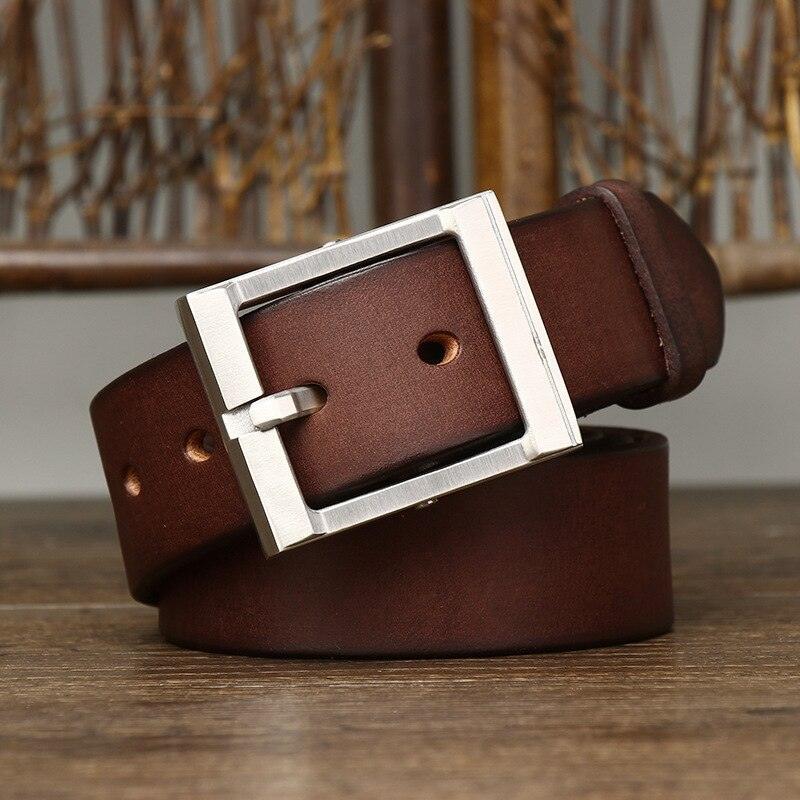 Belt Casual in leather for men, model Kyree - Zictor