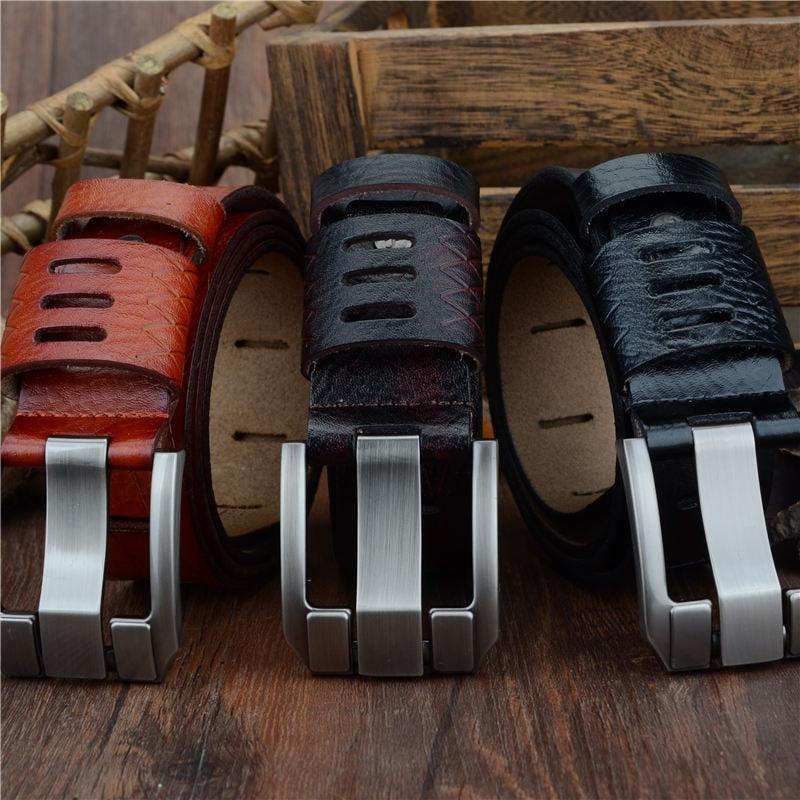 Belt In Leather For Men Model Alix by Zictor