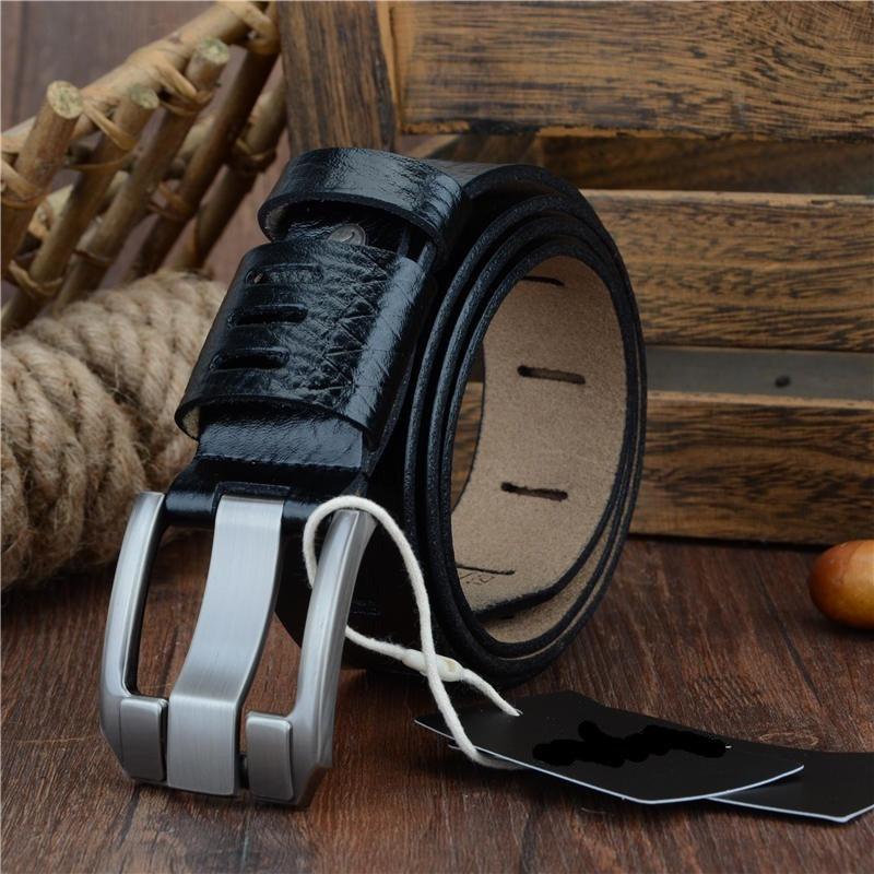 Belt Casual in leather for men, model Rebel - Zictor