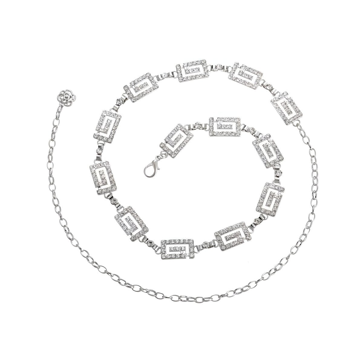 Belt chaîne for women, model DuCaseee - Zictor