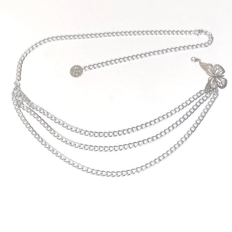 Belt chaîne for women, model Fienousa - The Boutique of the Belt