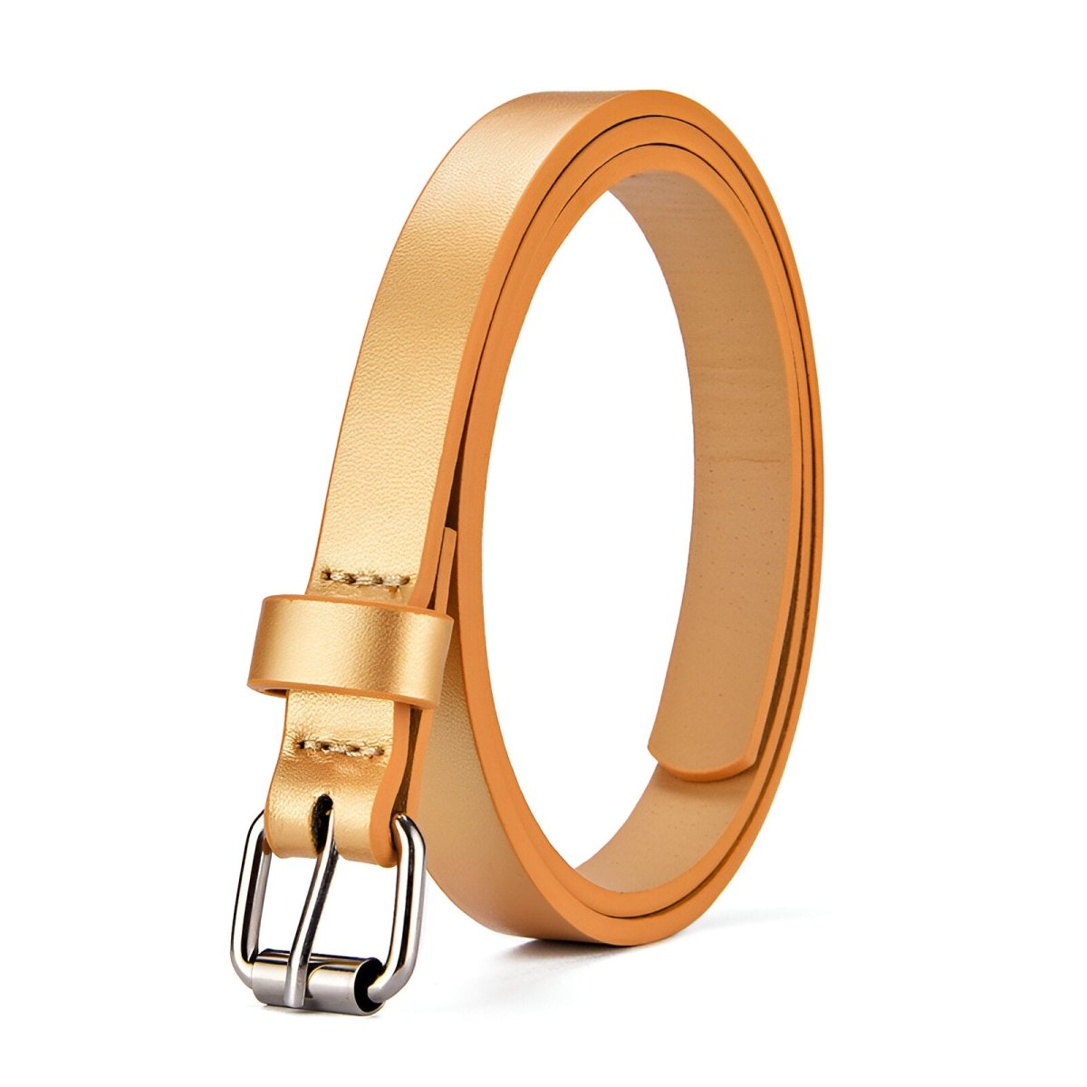 Belt Adjustable For Fille Ou Garcon In Simili Vegan Buckle Silver Model Jodie by Zictor