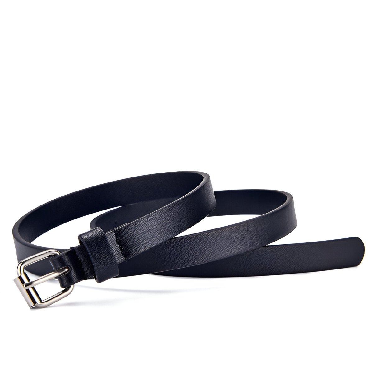 Belt Adjustable For Fille Ou Garcon In Simili Vegan Buckle Silver Model Jodie by Zictor