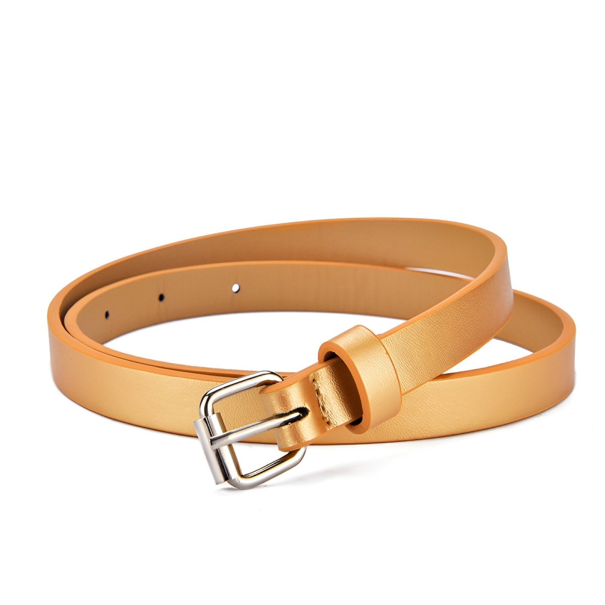 Belt Adjustable For Fille Ou Garcon In Simili Vegan Buckle Silver Model Jodie by Zictor