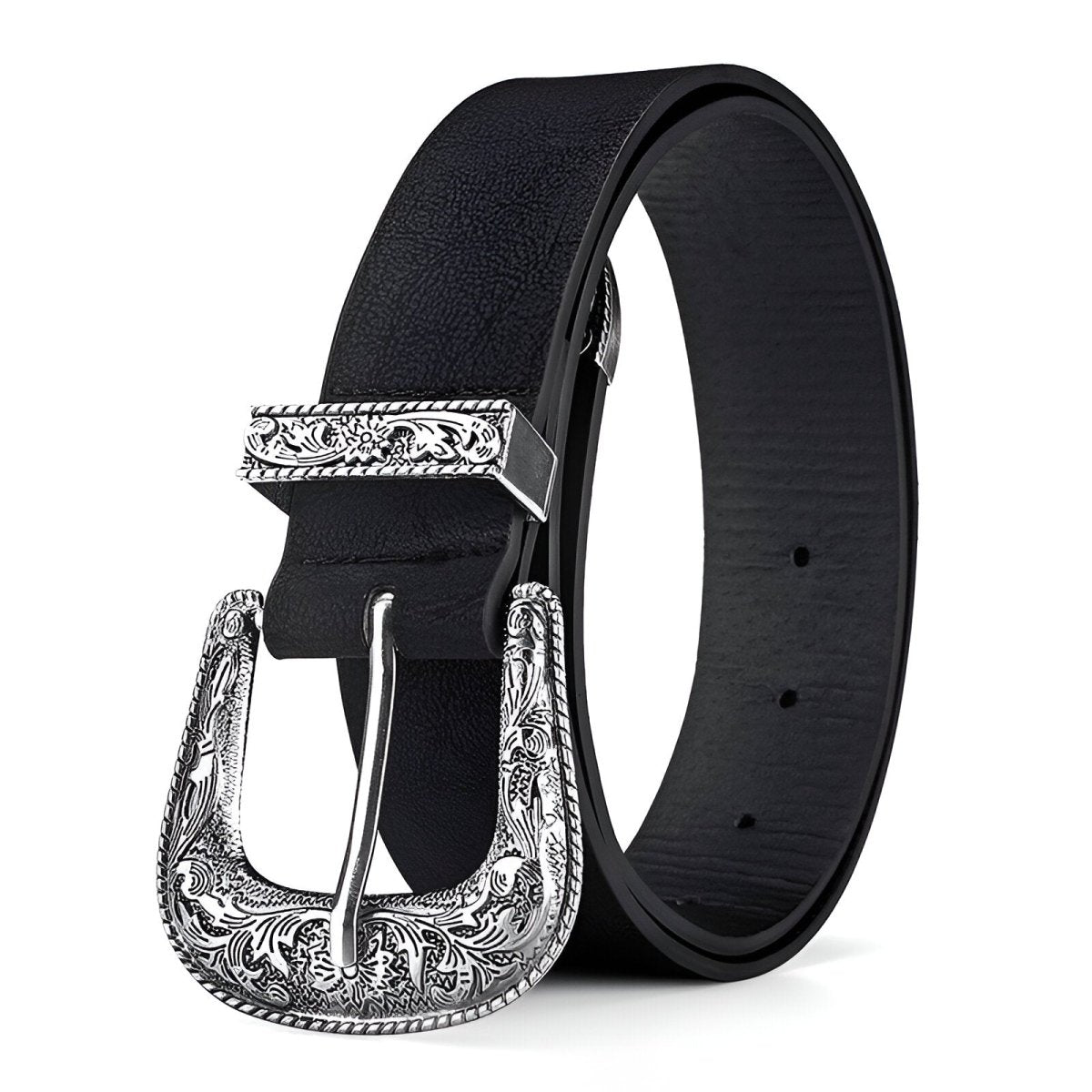 Belt child adjustable for fille ou garçon in simili vegan, buckle western, model Giang - Zictor