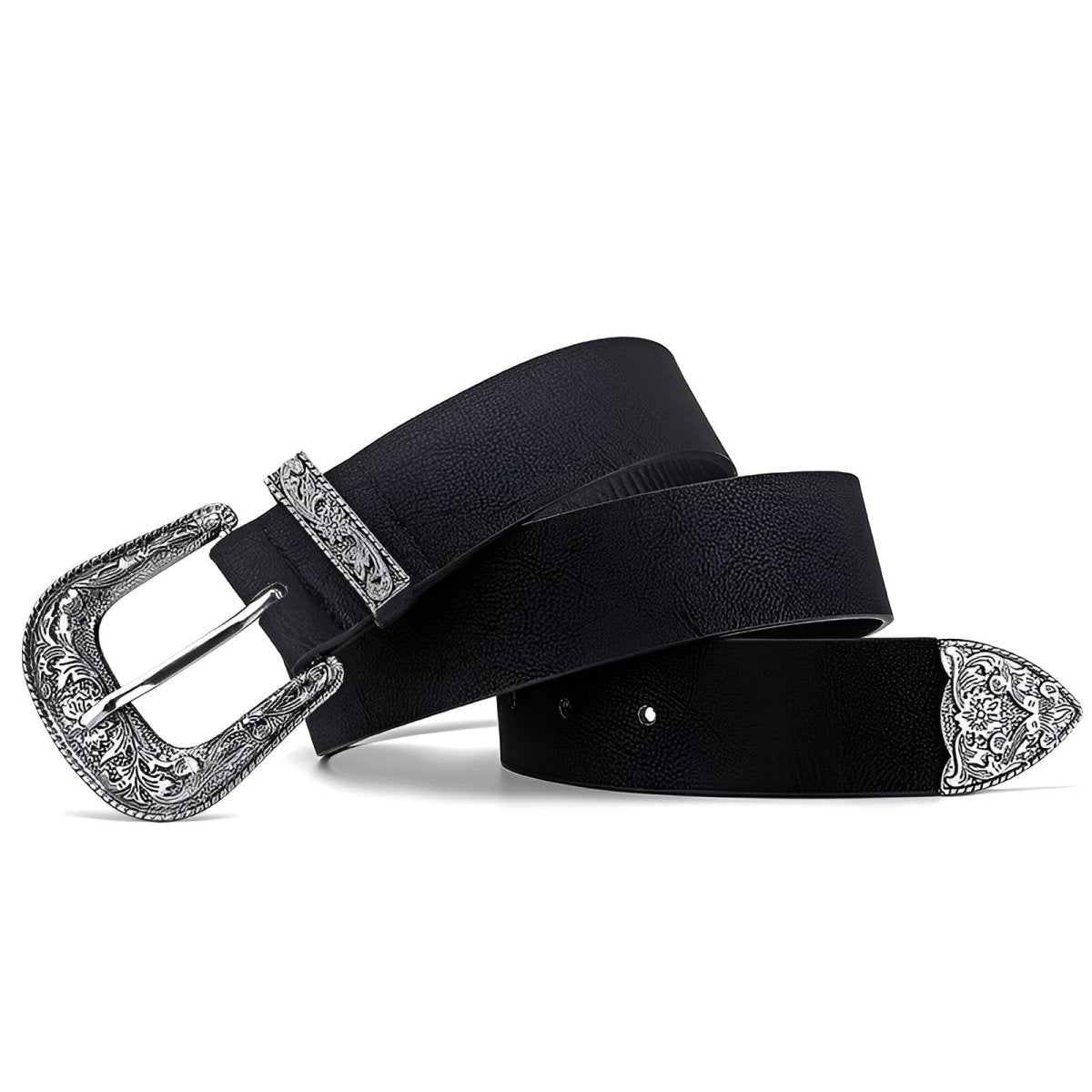 Belt Adjustable For Fille Ou Garcon In Simili Vegan Buckle Western Model Giang by Zictor