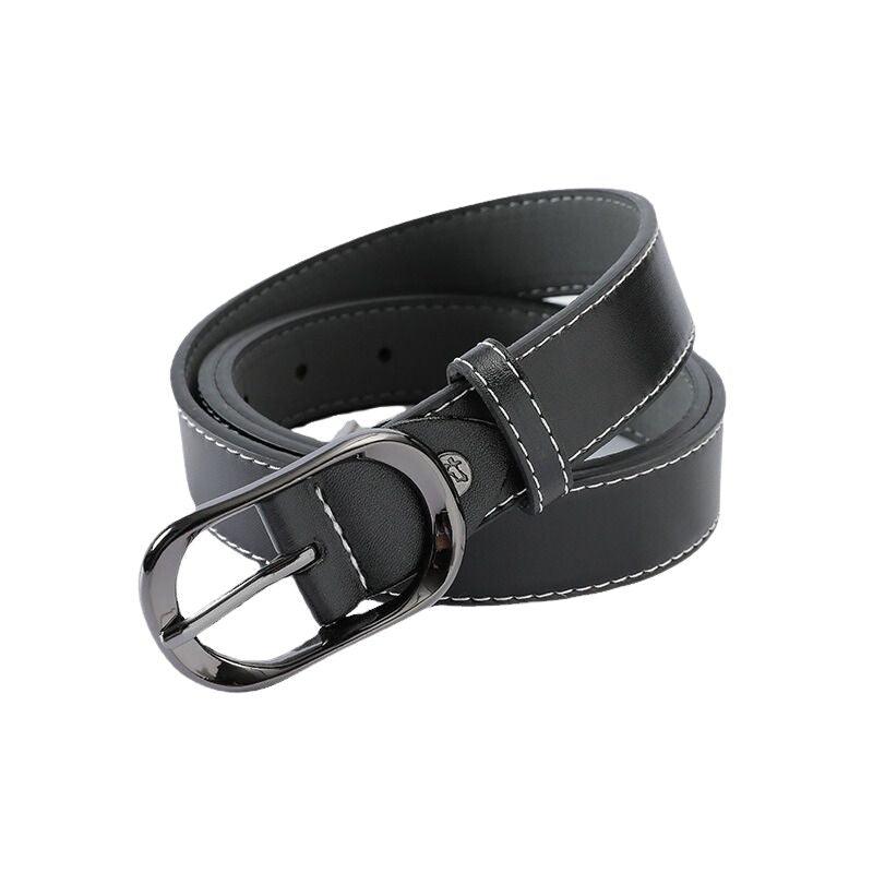 Belt classic for women, disponible in large size, model Britt - Zictor