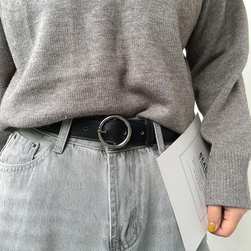 Belt For Women TO Buckle Ronde Disponible In Large Size Model Arieli by Zictor